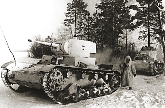 Танк Т26, Подмосковье 1941 год